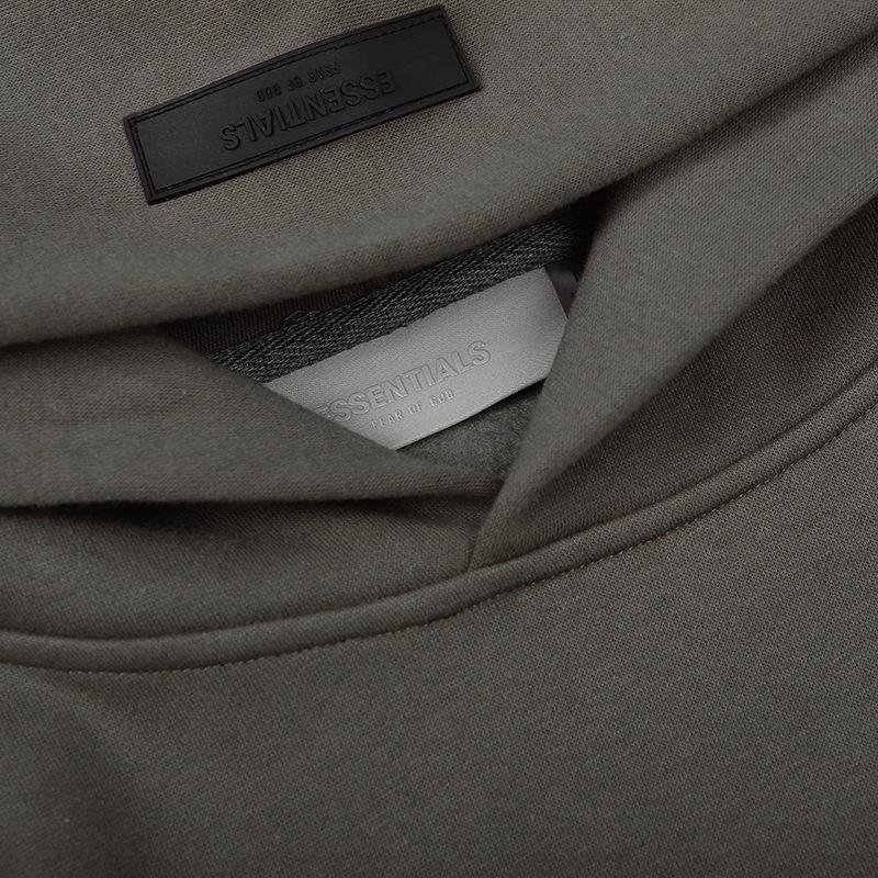 Unisex FOG Fear of God ESS Small Letter Print Loose Hoodie for Autumn/Winter