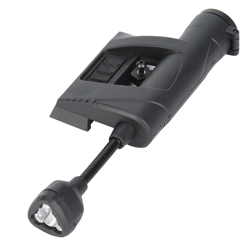 Outdoor Night Helmet Charging Light Lighting 4 Modes Flashlight Accessory Mount NE05006(BK)