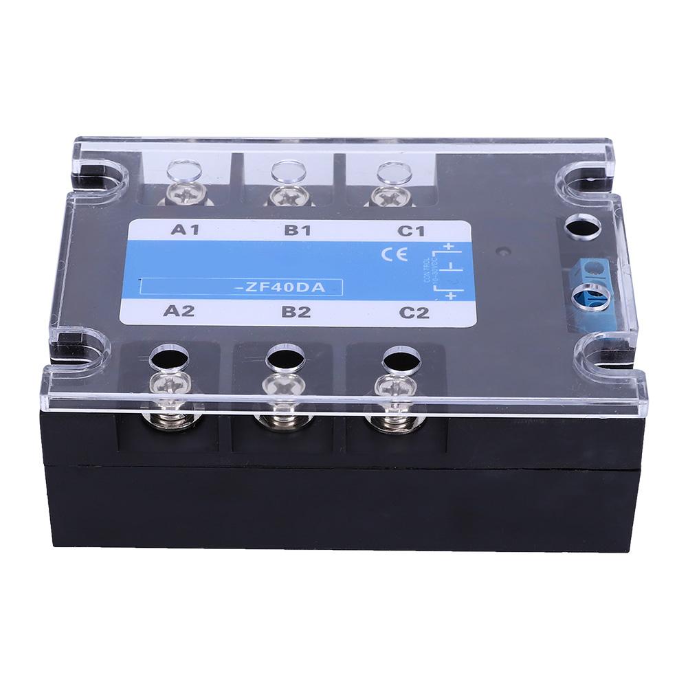 

BERM3 ZF40DA DC AC Solid State Relay SSR Electrical Parts with Transparent Case for Electronic Supplies