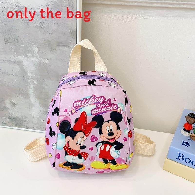 Disney Mickey Minnie Hello Kitty Kuromi My Melody Pattern Children Backpack For Kindergarten Kids
