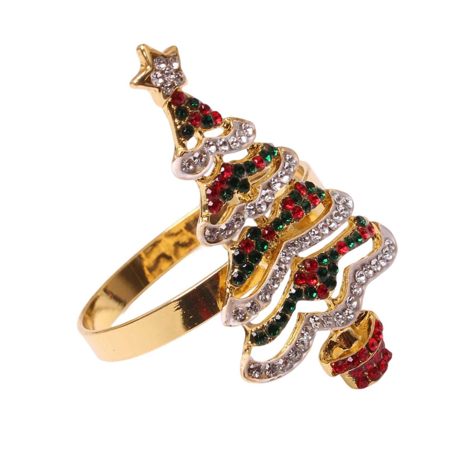 

Кольца для салфеток с блестящими стразами, металлические зажимы для салфеток, держатели для салфеток для обедов, вечеринок и сервировки домашнего стола