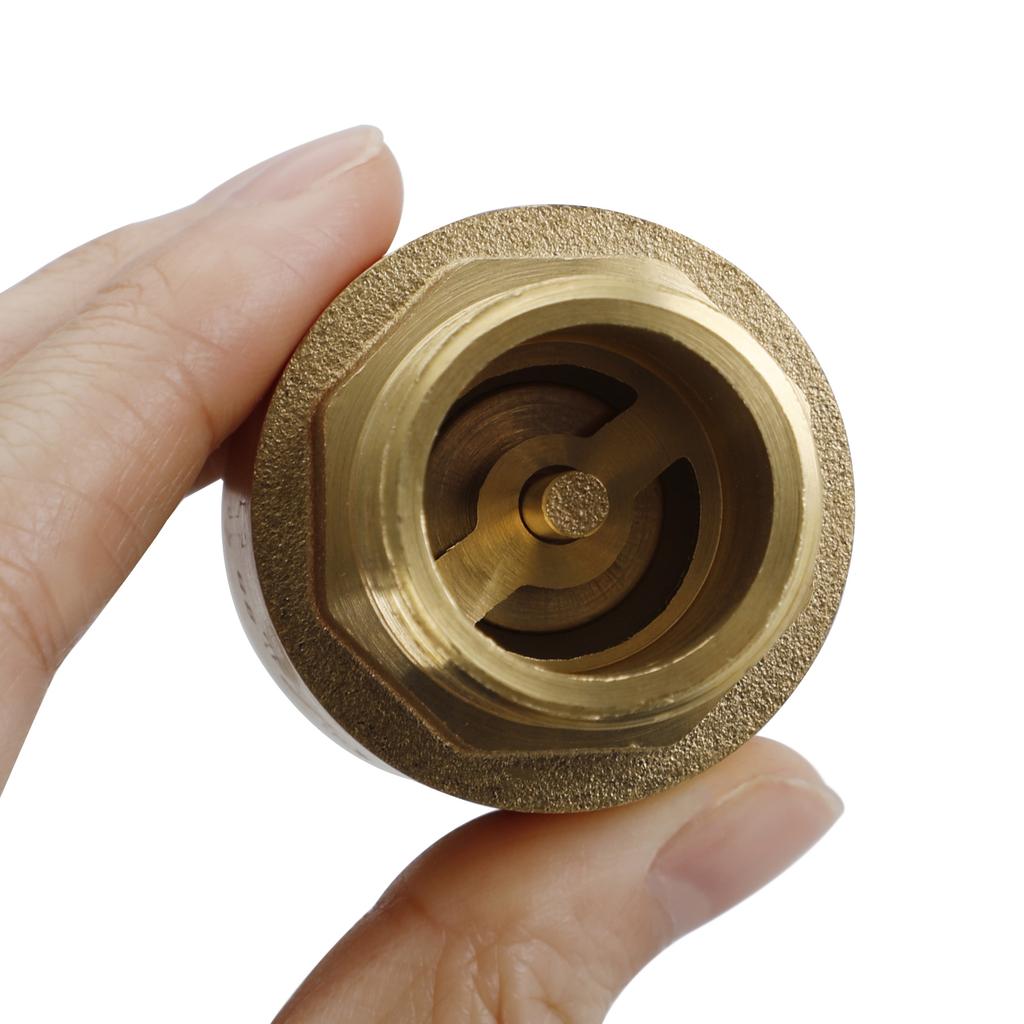Brass Check Valve G3/4" M To F Thread Non-Return Backflow Prevention