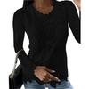 New Women's Long Sleeve Lace Top, Hot Popular Item for Fall Winter in America and Europe
