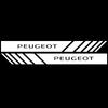 2pcs Car Rearview Mirror Emblem Stickers Window Body Badge Decal For Peugeot 107 108 2008 3008 206 207 208 306 307 308 508 106