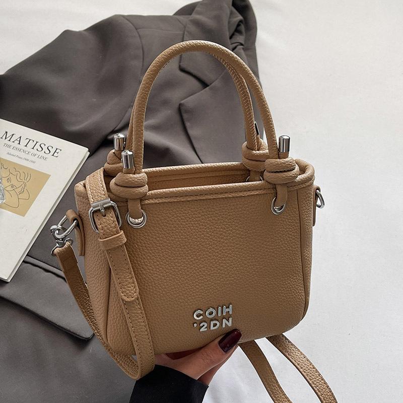 

В этом году популярный узор личи прост и высококлассен, портативная сумка-ведро, женская универсальная повседневная сумка-мессенджер для работы