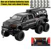 1/24 Dodge Mammoth RAM 1000 TRX 6x6 Camioneta Aleación de Metal Modelo Fundido Coche Juguete para Niños con Luz Colecciones Regalos Amigo