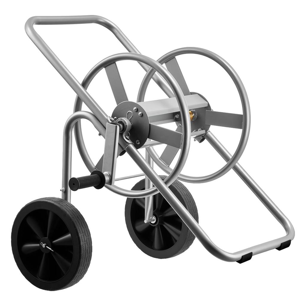 VEVOR Water Hose Reel Cart, 6096/9144 cm High-Pressure Garden Hose Cart, Hoses Reel Carts with Two Wheels