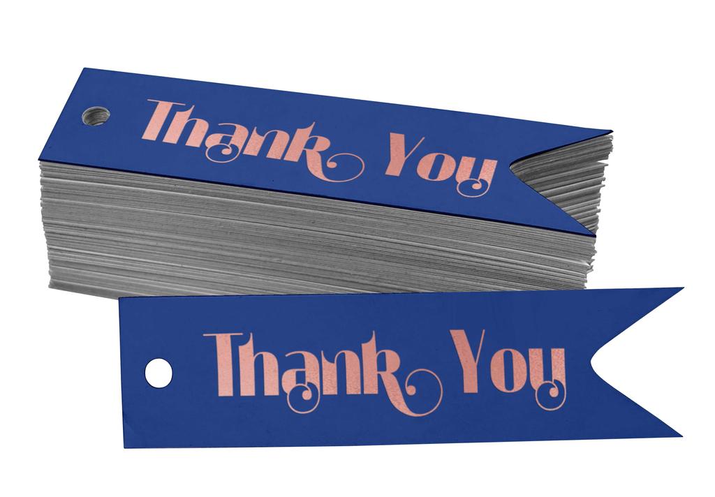 Inkdotpot Gold Foil Paper Hang Tags Thank You Bridal Shower Favor Tags 100