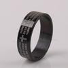 Pár Titanium Steel Cross Bible Text Finger Prsten Party šperky doplněk dárek
