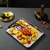 Gannian 304 Stainless Steel Striped Baking Pan