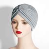New Women Solid Color Hijab Turban Cancer Beanie Bonnet Inner Hijabs Cap Hair Loss Chemo Hat Elastic Head Cap Muslim Indian Hat