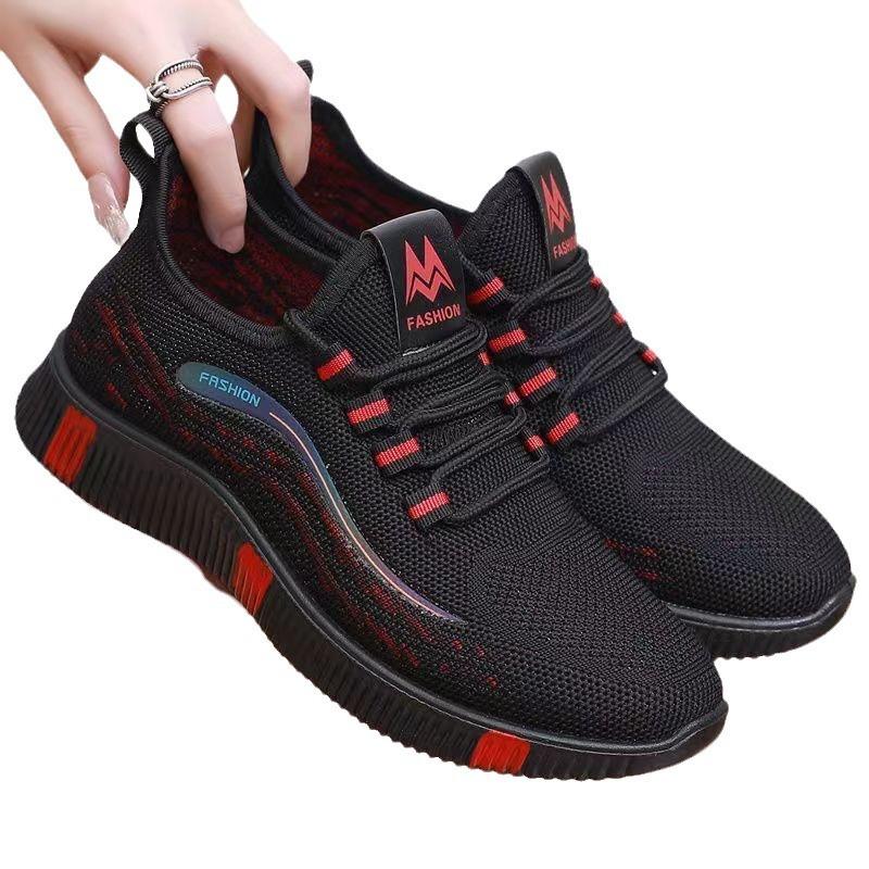 New medium mother shoes flat-soled comfortable walking shoes women's soft-soled casual shoes