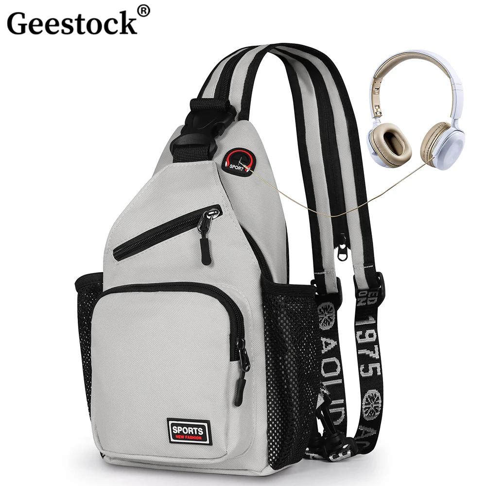 Geestock Convertible Backpack 2 In1 Small Sling Backpack For Women Crossbody Daily Bag Waterproof Chest Bag For Travel Hiking