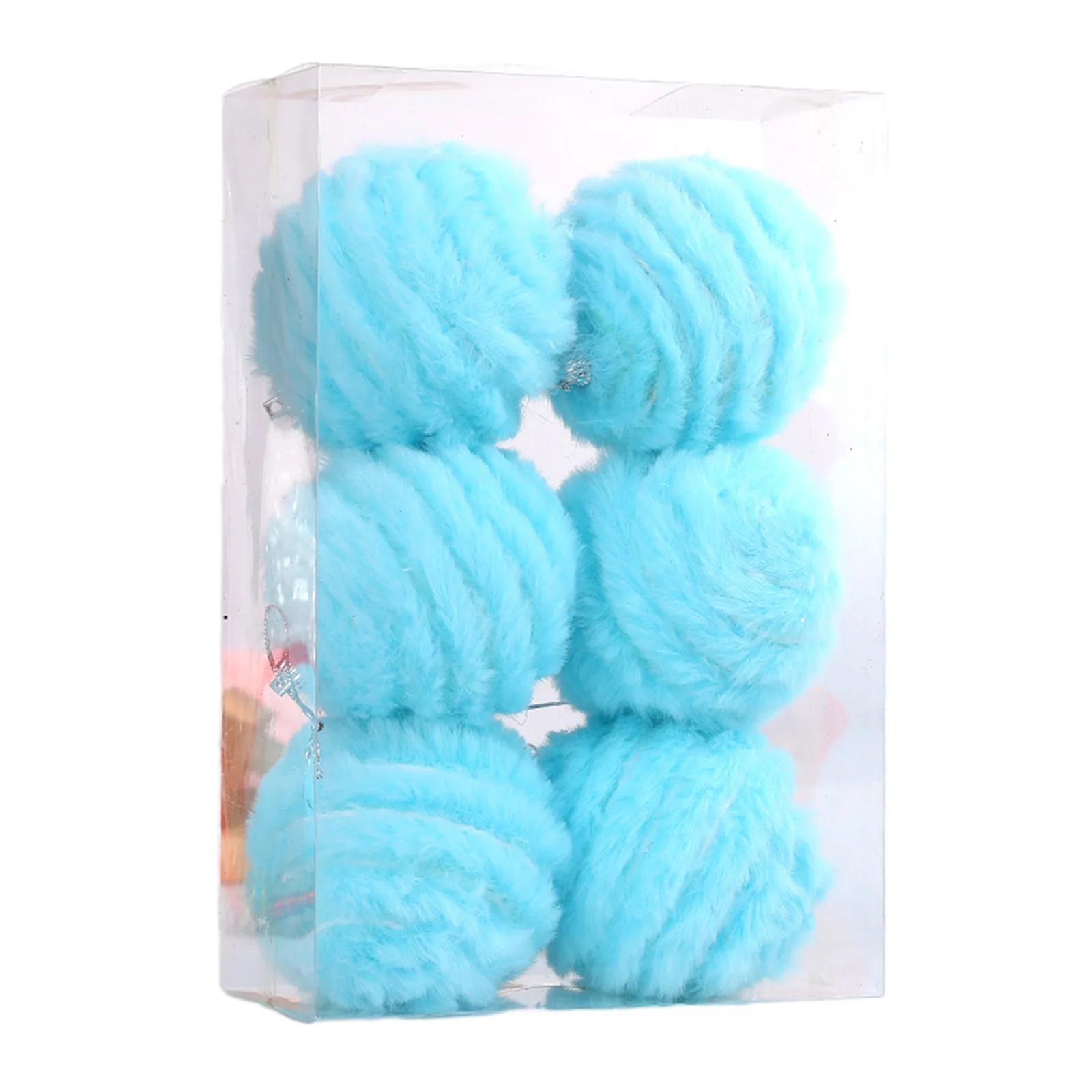 

Декоративный шар Рождественский шар 6 шт. Рождественское украшение Домашний декор Разноцветный садовый декор Рождественский шар