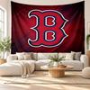 Boston Red Sox Wall Tapestry, Soft Fabric Wall Hanging, Decorative Backdrop For Bedroom Home Wall Art