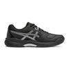 Asics Synthetic Leather Gel-Renma Support Low-Top Comfortable Badminton Shoes Unisex Shoes Black 1073A086-001
