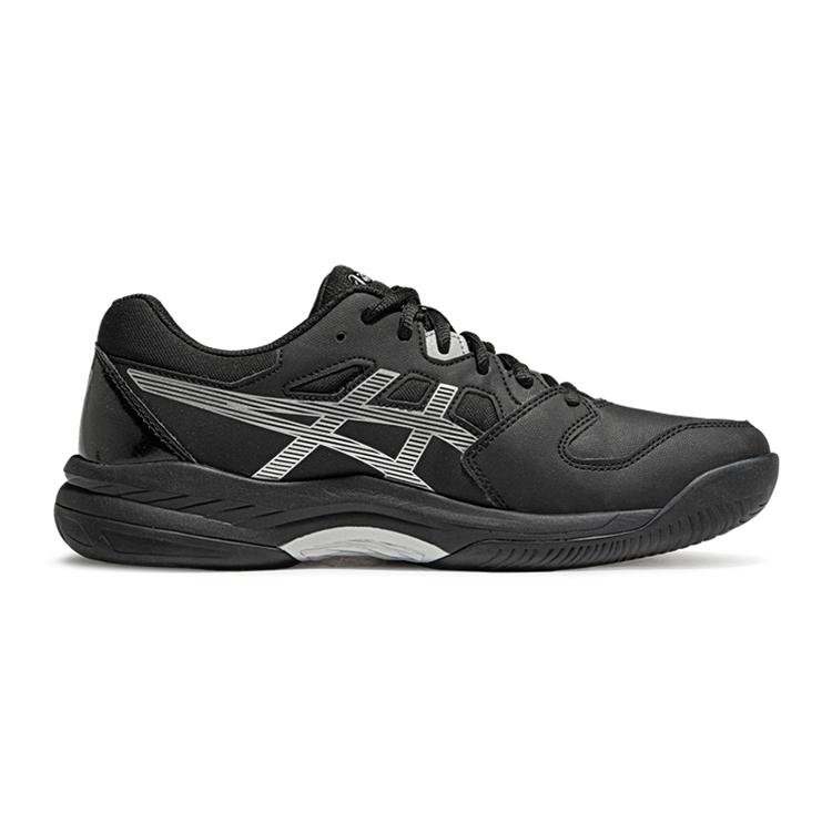 Asics Synthetic Leather Gel-Renma Support Low-Top Comfortable Badminton Shoes Unisex Shoes Black 1073A086-001