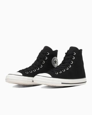 31318150 All Star Silverpatch Hi Black Silver (Men's)
