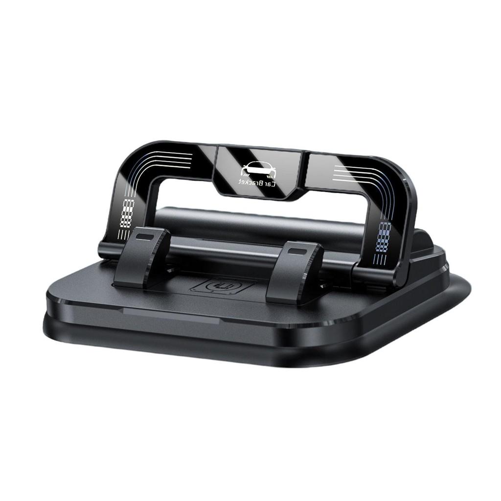 Doppelfunktion: Drehbarer Armaturenbrett-Handyhalter & Kennzeichenhalter - Anti-Shake Universelle Navigation