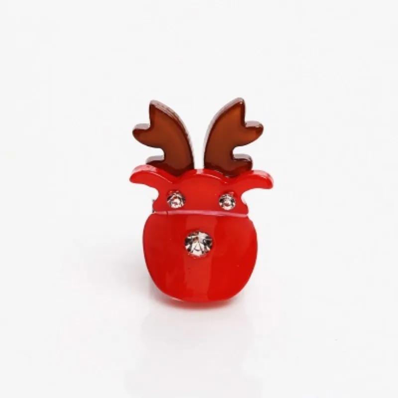 Noel Süsü Sevimli Mini Çocuk Noel Süsleri Noel Baba Kardan Adam Geyik Saç Aksesuarları