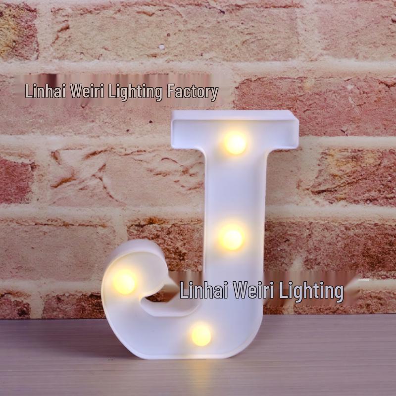 LED Luminous Letter and Number String Lights for Birthday, Proposal, and Event Décor