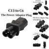 Wa-0102 Meihua Rotary Brand C13 To C6 Power Plug For Internet Cafe Computer Case Pdu Lcd Monitor Modification 250v 10a