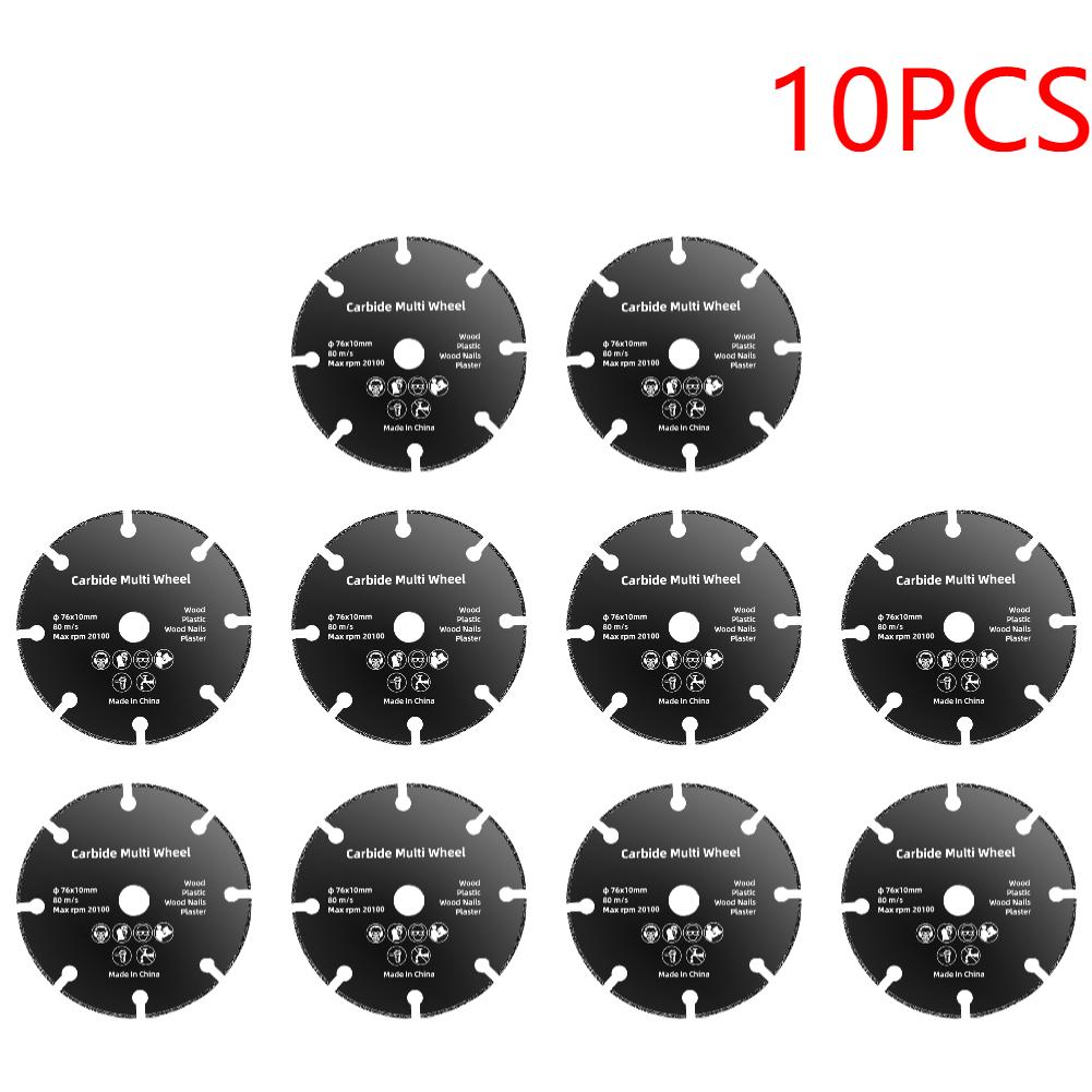10-1PCS 76MM Cut-Off Wheel Circular Resin Saw Blade Angle Grinder Cutting Disc for Metal Iron Copper Wood Plastic Cutting Saw