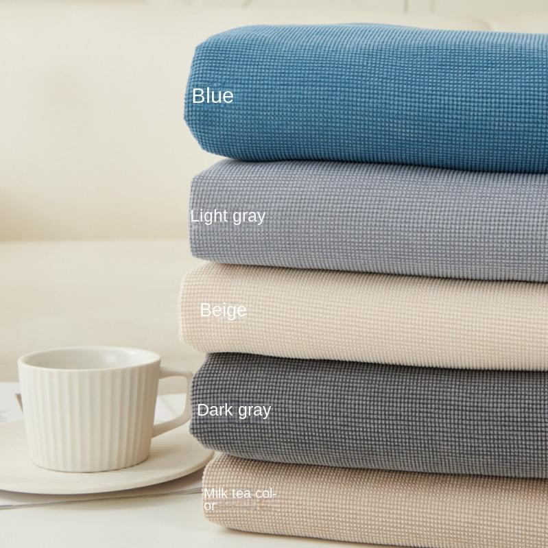 Solid Color Sofa Cover All-weather Sofa Blanket Dust-proof Cloth for Bedroom Living Room Sofa Cushion