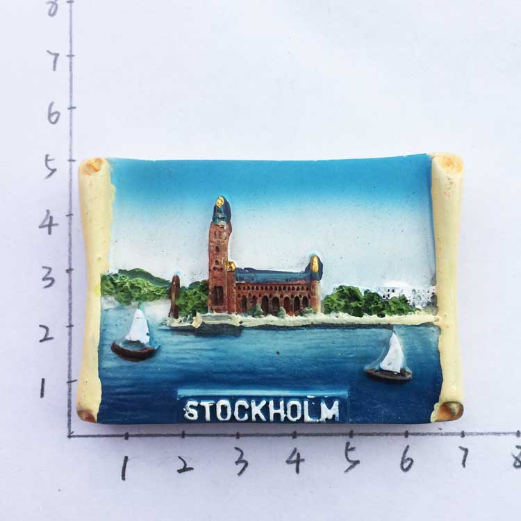 Sweden Travelling Fridge Magnets Creative Tourist Souvenirs Fridge Stickers Home Decoration Children Toys Magnetic Stickers