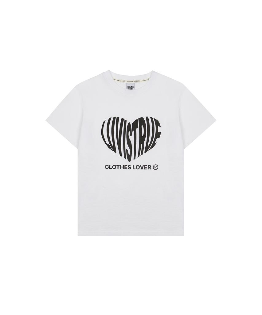 LUVISTRUE Su Heart Logo Tee(2Color)