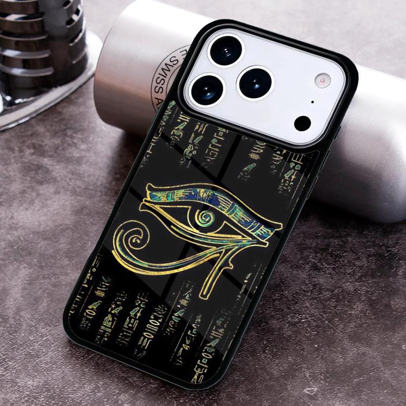 Egyptian Eye Of Horus Phone Case For iPhone 17 16 15 14 13 12 11 Pro Max Plus 17Air Soft Silicone Cover