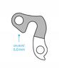 Derailleur Hanger For Aluminum Frame Gh81 Kellys Merida Other