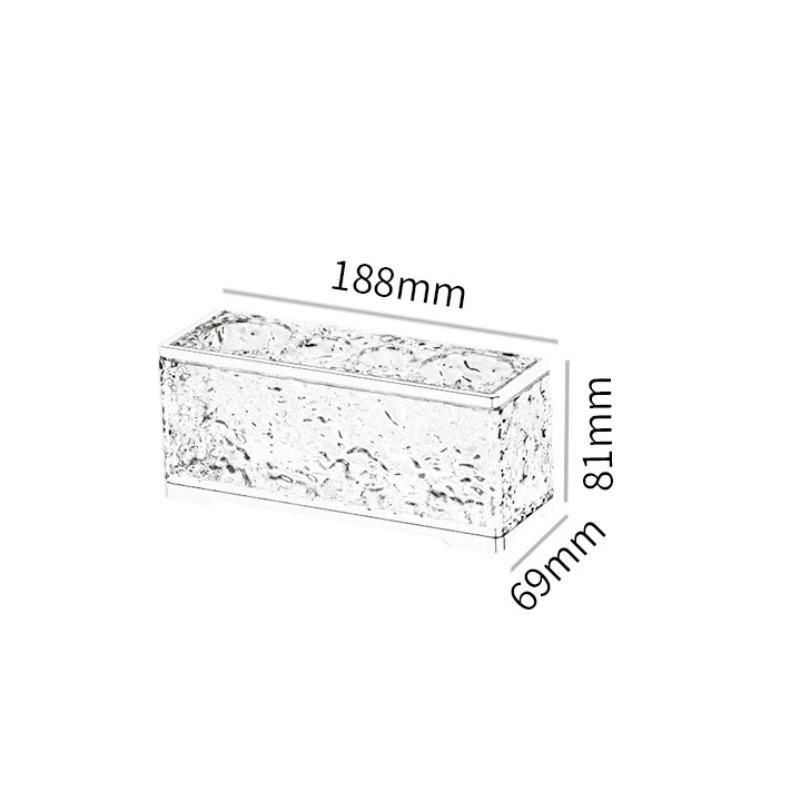 1 szt. Lodowcowy Uchwyt na Szczoteczki do Zębów Łazienkowy Elektryczny Uchwyt na Szczoteczki do Zębów Łazienkowy Bezmontażowy Stojak do Przechowywania Pasty do Zębów