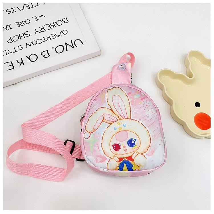Baby Three Printed Children Shoulder Crossbody Chest Bag Outdoor Cartoon Wallet