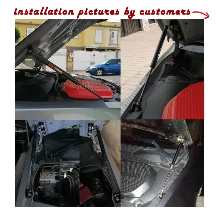 2 Stück Auto Styling Motorhaube Gasdruckfedern Gasstoßdämpfer für NISSAN 350Z Hubstützen für Nissan Fairlady Z Z33 Dämpfer