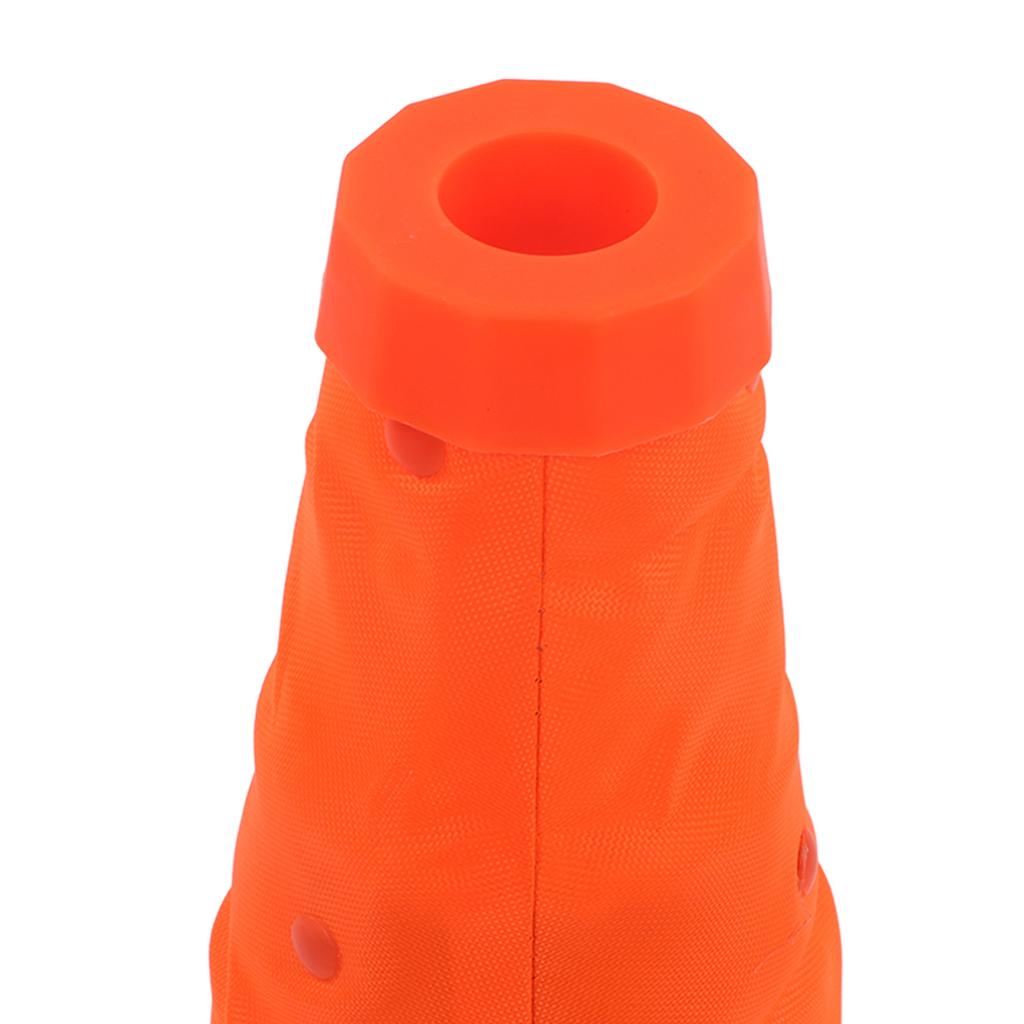 Collapsible Traffic Safety Cone 70x29x29cm Foldable Reflective Safety Road Parking Cone