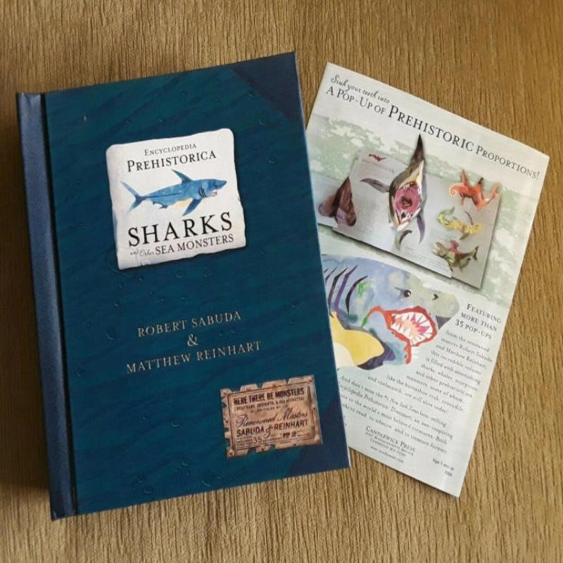 Encyclopédie Préhistorica: Requins et Autres Monstres Marins Illustrations Vivantes Modèle Interactif 3D de Requins Livre Cadeau