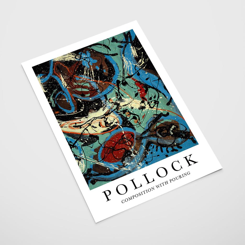 Poster Abstractions Paintings Pollock