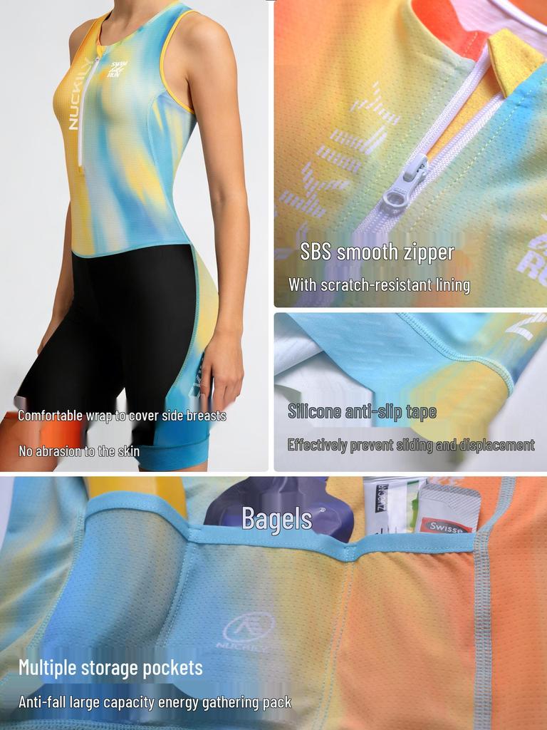 Newquay Women's Custom Triathlon Suit: Quick-Drying One-Piece for Swim, Bike & Run