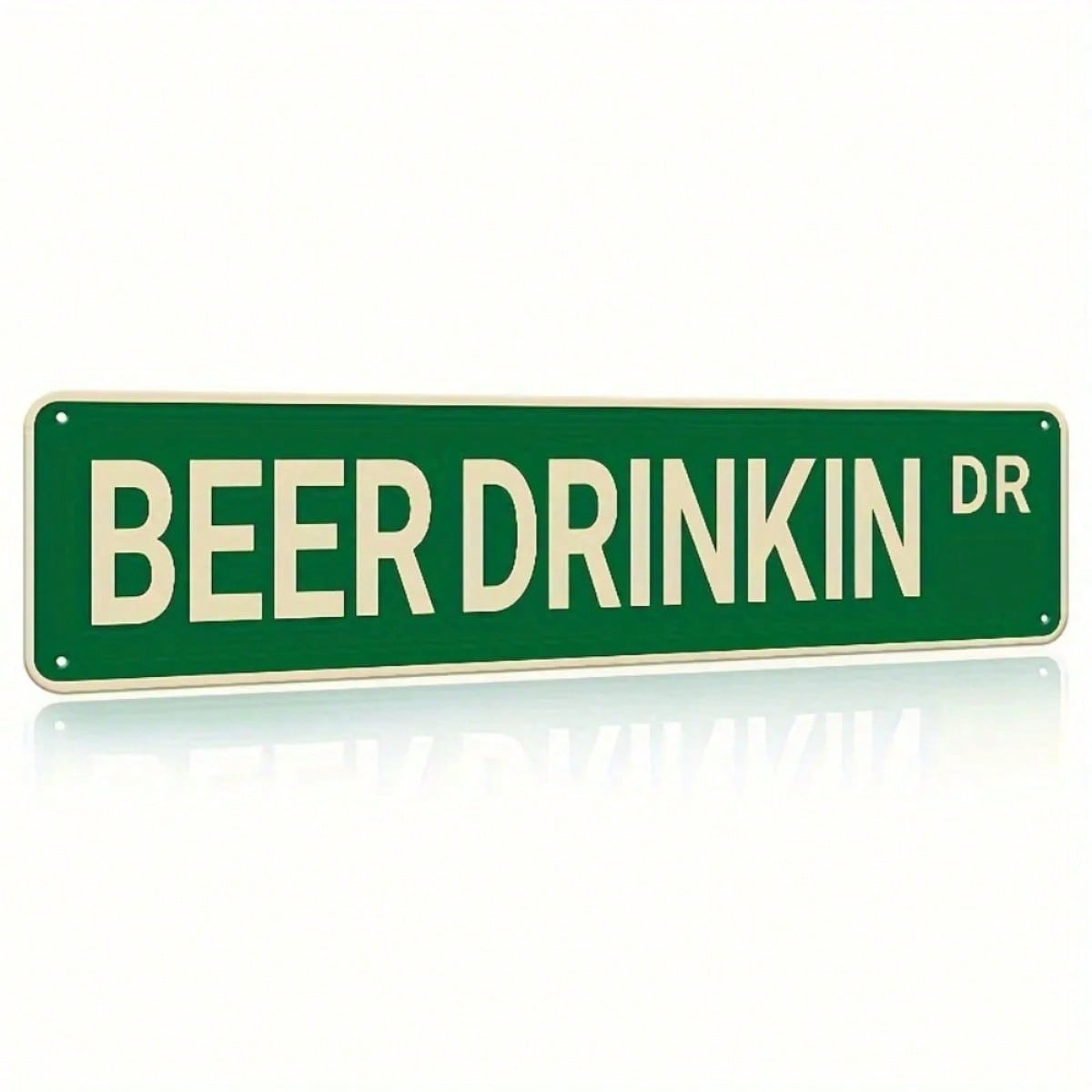 Vintage Metal Beer Wall Sign Retro Bar Decor