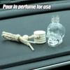 Car Perfume Bottle Decoration Aromatherapy Essential Oil Bottle Hanging Auto Air Freshener for Home Car Decoration Accessory