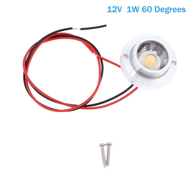 Energy Saving 1W LED Spotlight DC5V 12V 24V Embedded Recessed Light for Commercial Display