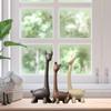 Family Of Three Figurine 3PCS Creative Ceramic Animal Sculpture Art Figurines For Family Lovely Home Accessories For Living Room