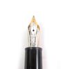 Great MONTBLANC Fountain Pen Meisterstck Cap Type Black Gold 14K Mens Used