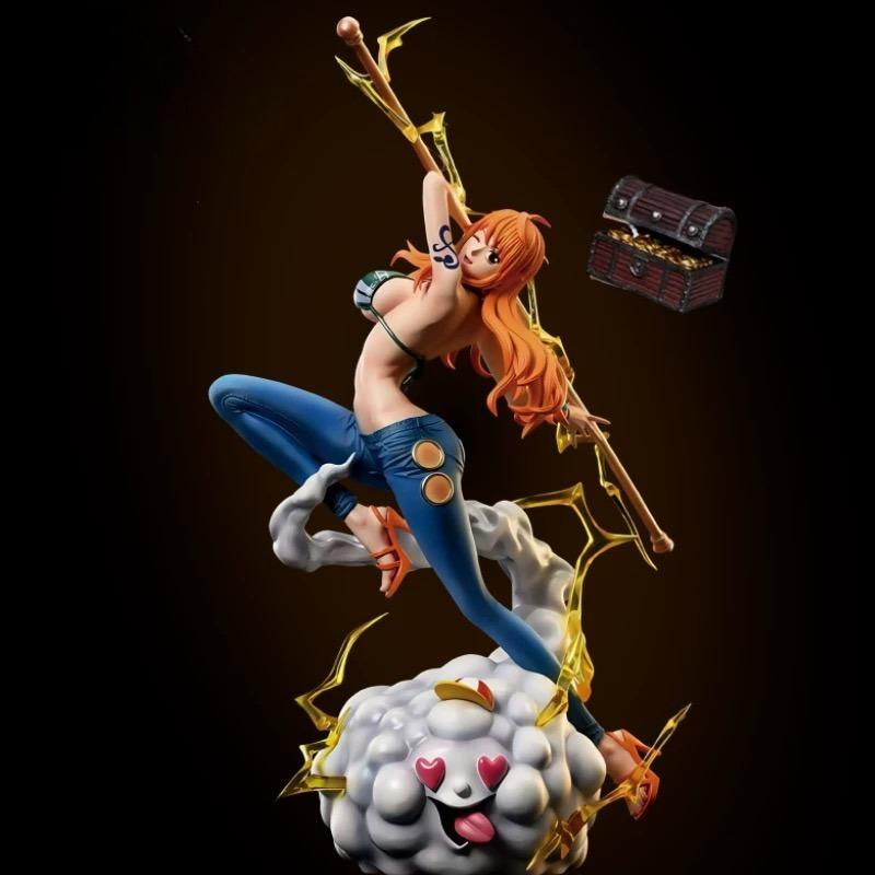 30Cm One Piece Anime Figure Nami  Girl Action Figurine Hentai Pvc Statue Model Room Collection Decoration Toys Ornaments Gift