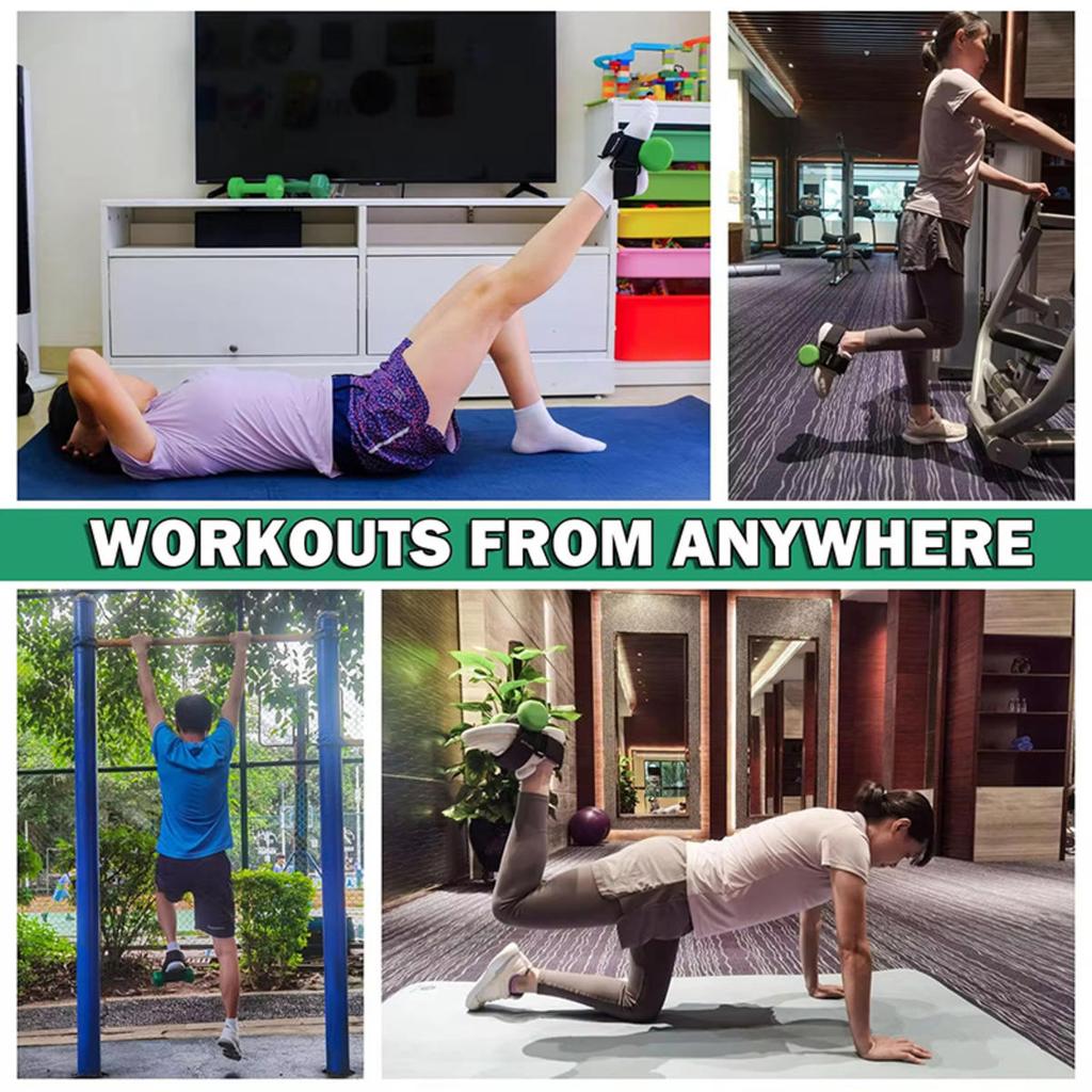 Adjustable Dumbbell Foot Strap Comfortable Sturdy Tibialis Trainer Shin Assist Ankle Buckle Weight Lifting Webbing Workout