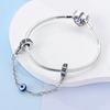 Copper Star Crescent Sun Earth Safety Chain Piece Fit Original Wrist Bracelet Beaded Designer Charms Necklace Female Jewelry
