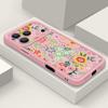 Floral Pattern Case For iPhone 17 Pro Max Shockproof Soft Silicone Bumper Cover For iPhone 16 15 Pro Max 14 13 11 16E 17E