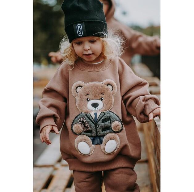 Толстовка оверсайз Bejbi Story Rodney Teddy без капюшона для мамы и папы