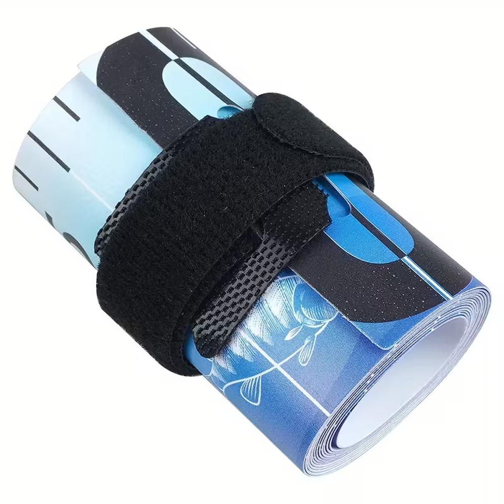 1 шт. Рыболовная линейка Рыболовная измерительная лента Складная рыболовная линейка Сворачиваемая рыболовная измерительная лента с ремешком для хранения Водонепроницаемый ПВХ Рыболовный измеритель